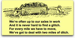 Square Wheels image mud poem