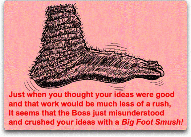 Big Foot Smush poem