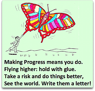 teaching the caterpillar to fly