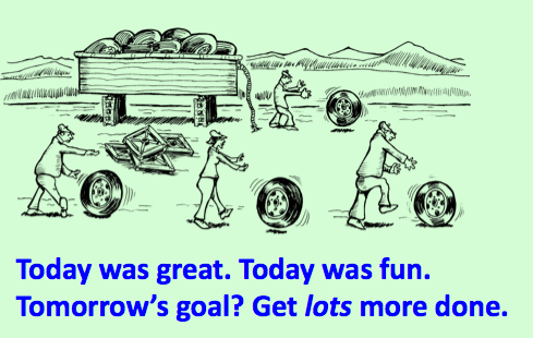 Square Wheels image training twaining