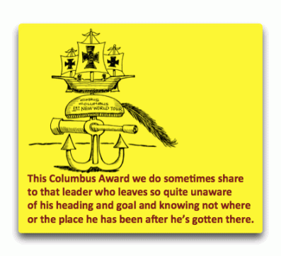 Columbus Award Poem illustration