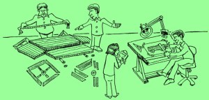 Square Wheels drawing board ideas