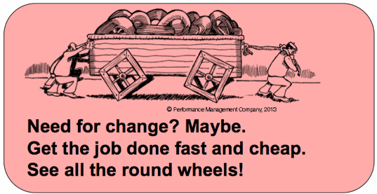 Square Wheels One Haiku need for change maybe