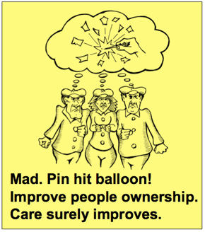 Pin Balloon Haiku Mad Pin hit balloon
