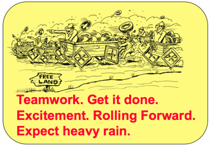 SWs Free Land Haiku expect heavy rain