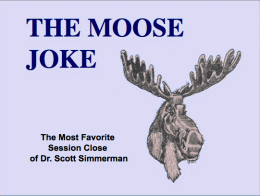 The Moose Joke Cover Illustration