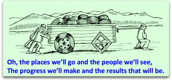 Square Wheels Intrinsic less The progress we'll make seuss