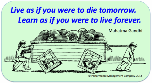 Live as if you were to die tomorrow, a Square Wheels thought on personal growth