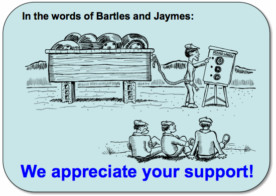 Bartles and Jaymes Appreciate Support