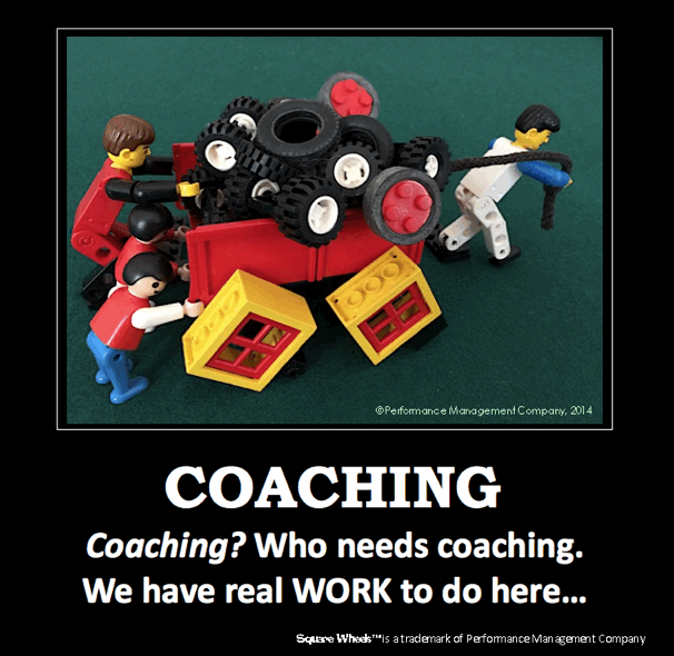 LEGO POSTER COACHING who needs coaching
