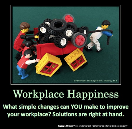 LEGO POSTER - WORKPLACE HAPPINESS at hand
