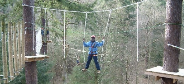 Teamwork High Ropes Guy