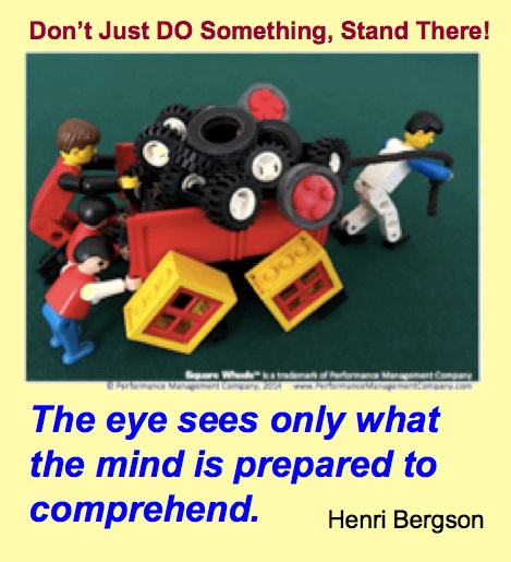 Illusion of workplace innovation - Square Wheels by Scott Simmerman