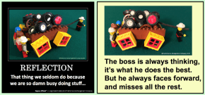 Square Wheels LEGO illustrations and poem