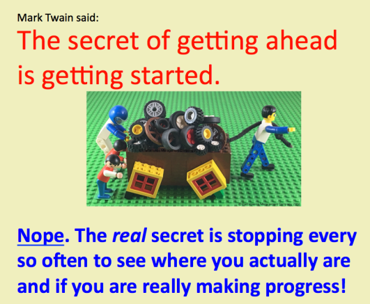 Twain Making Progress LEGO SWs
