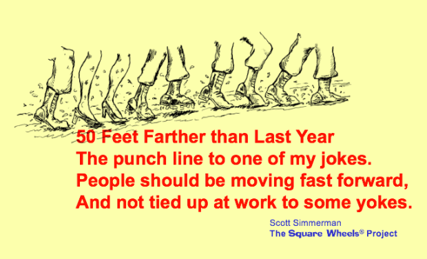 a poem by Scott Simmerman of The Square Wheels Project