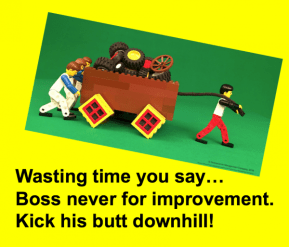 Square Wheels LEGO Business Haiku poem by Scott Simmerman