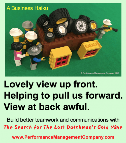Business Haiku on alignment and engagement, teamwork and motivation