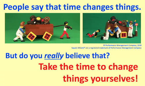 Square Wheels Round Wheels Change and Time