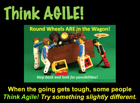Agile Thinking for Managers using Square Wheels